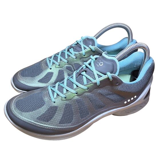 ECCO Women's Biom Fjuel Racer Women’s Size US 8-8.5, EUR 39 Blue Sneakers Shoes - Picture 4 of 8